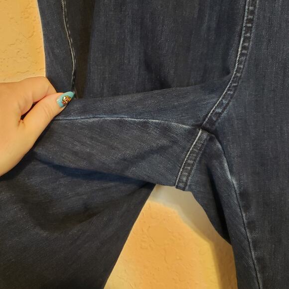 Soft Surroundings Pull On Straight Leg Jean Plus 2x Petite - Picture 4 of 7